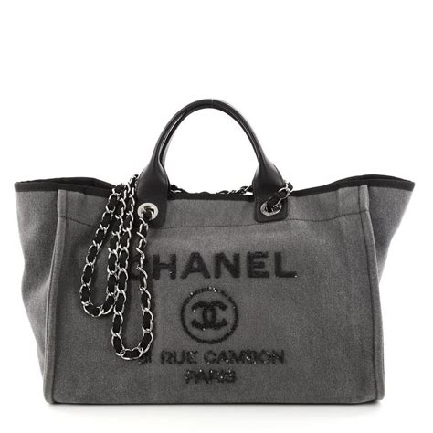 chanel deauville tote 2017 price|chanel deauville tote large size.